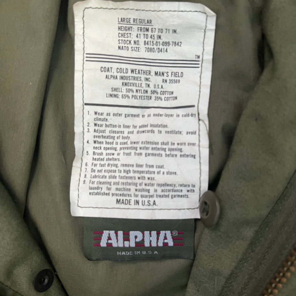 Chaqueta militar Alpha